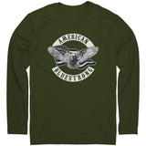 AMERICAN BLUE STRONG EAGLE-MENS- NEW PRODUCT- FRONT PRINT ONLY