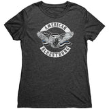 AMERICAN BLUESTRONG EAGLE SHIRT WOMENS- FRONT PRINT ONLY
