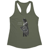 Blue Strong Racerback " Not All Women Are Created Equal"