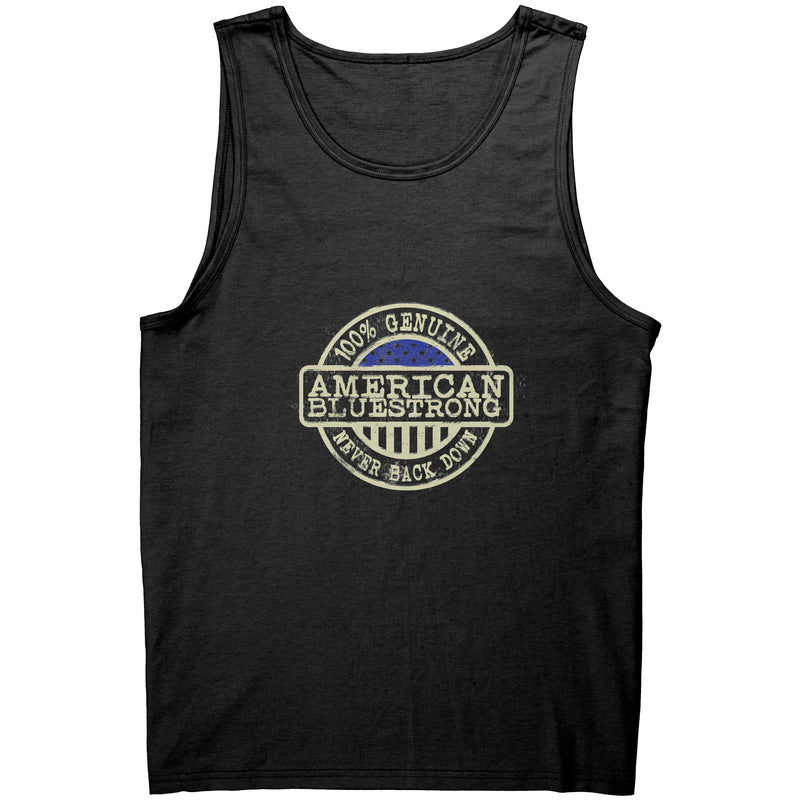 AMERICAN BLUE STRONG 100% GENUINE CLASSIC DISTRICT MENS TANK TOP