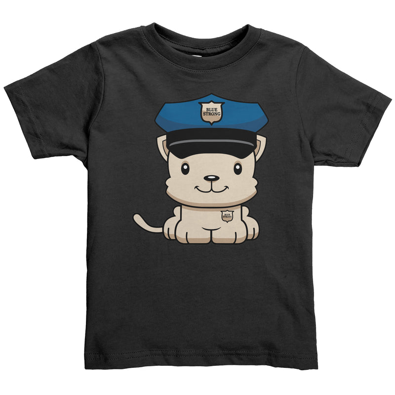 Children's Toddler "Rabbit Skins" t-shirt Police Puppy- 2T=5/6