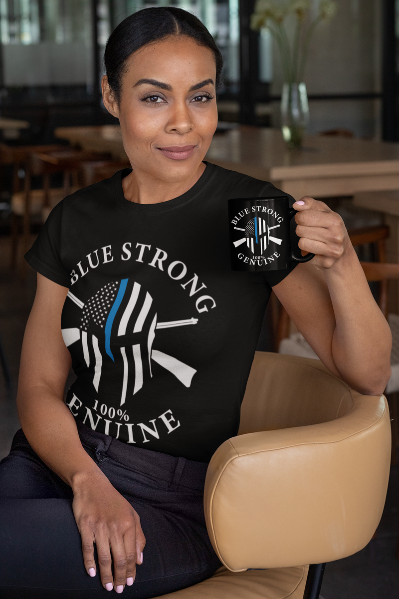 BLUESTRONG "100% GENUINE" BLACK